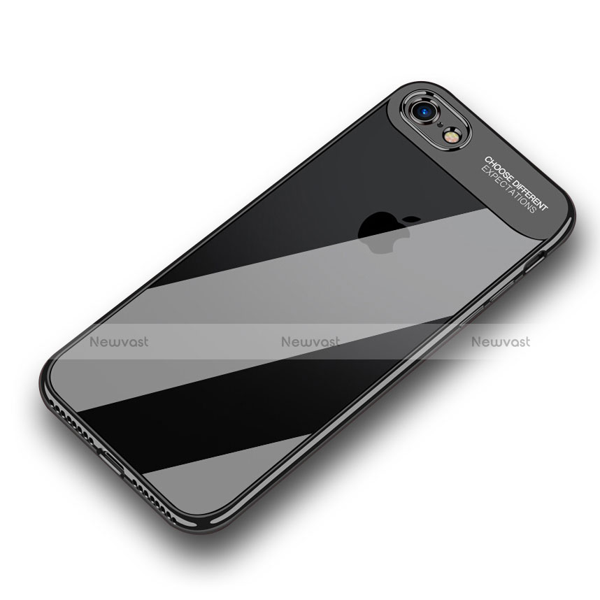 Ultra-thin Transparent TPU Soft Case T18 for Apple iPhone 7 Black