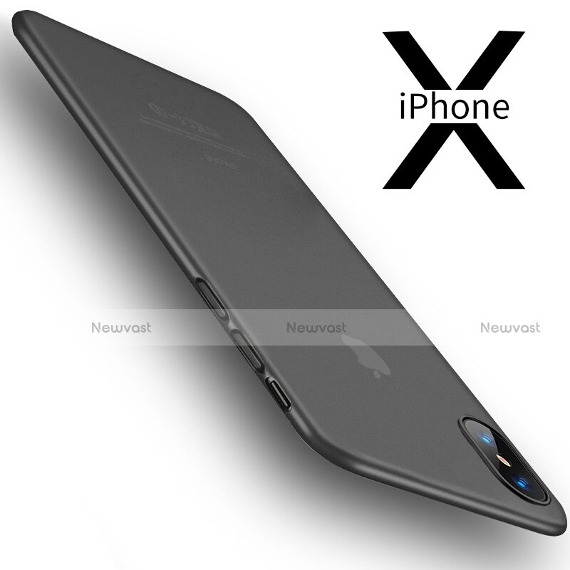 Ultra-thin Transparent TPU Soft Case T18 for Apple iPhone X Gray