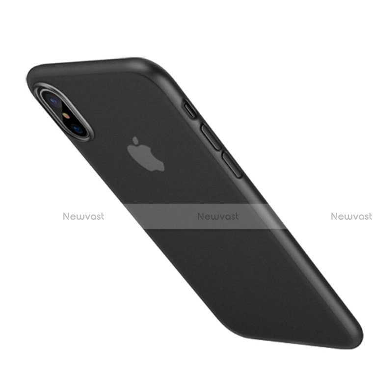 Ultra-thin Transparent TPU Soft Case T18 for Apple iPhone X Gray