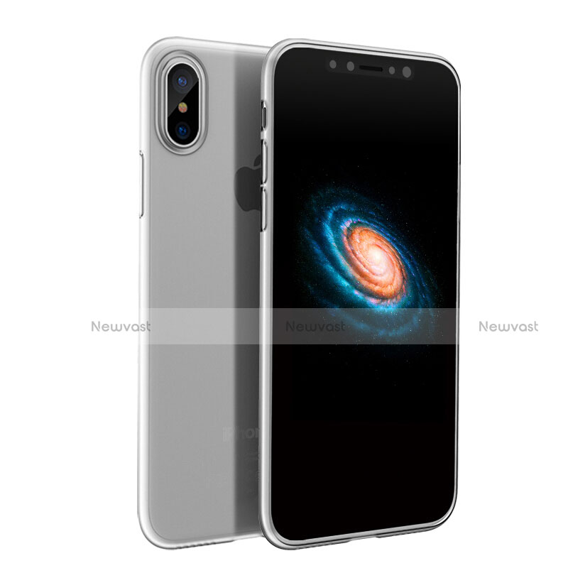 Ultra-thin Transparent TPU Soft Case T18 for Apple iPhone X White