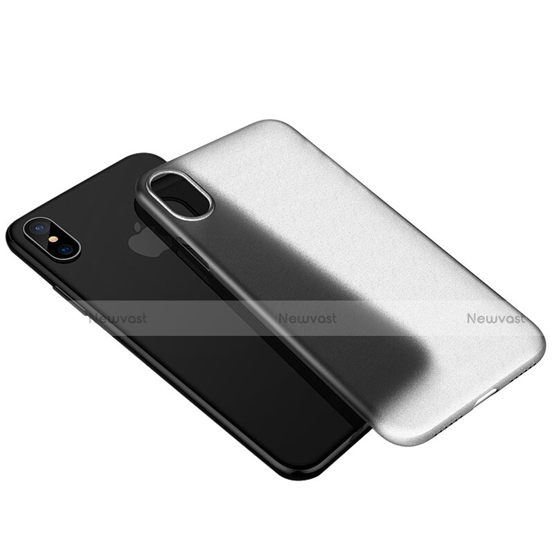 Ultra-thin Transparent TPU Soft Case T18 for Apple iPhone Xs White