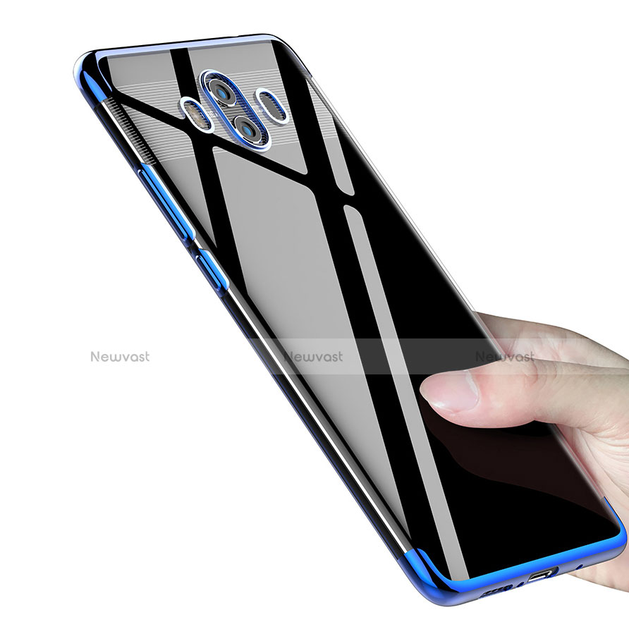 Ultra-thin Transparent TPU Soft Case T18 for Huawei Mate 10 Blue