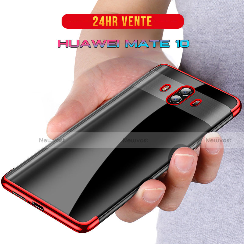 Ultra-thin Transparent TPU Soft Case T18 for Huawei Mate 10 Red