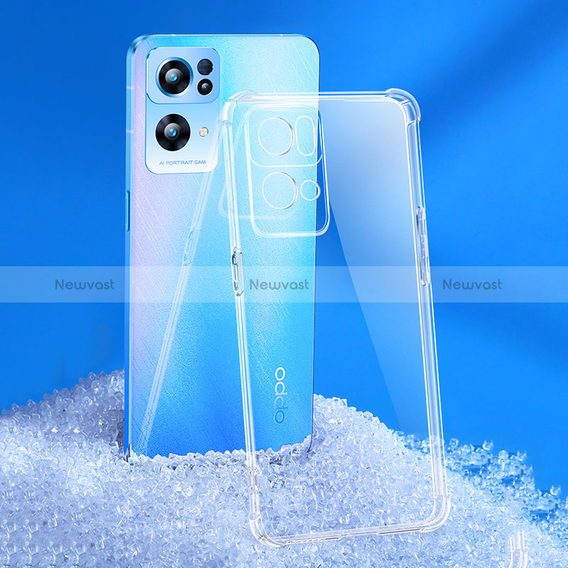 Ultra-thin Transparent TPU Soft Case T18 for Oppo Reno7 Pro 5G Clear