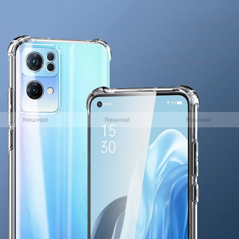 Ultra-thin Transparent TPU Soft Case T18 for Oppo Reno7 Pro 5G Clear