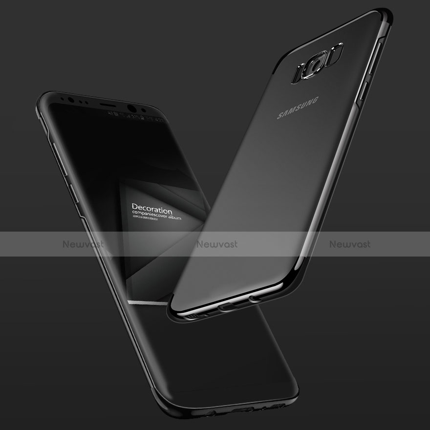 Ultra-thin Transparent TPU Soft Case T18 for Samsung Galaxy S8 Black