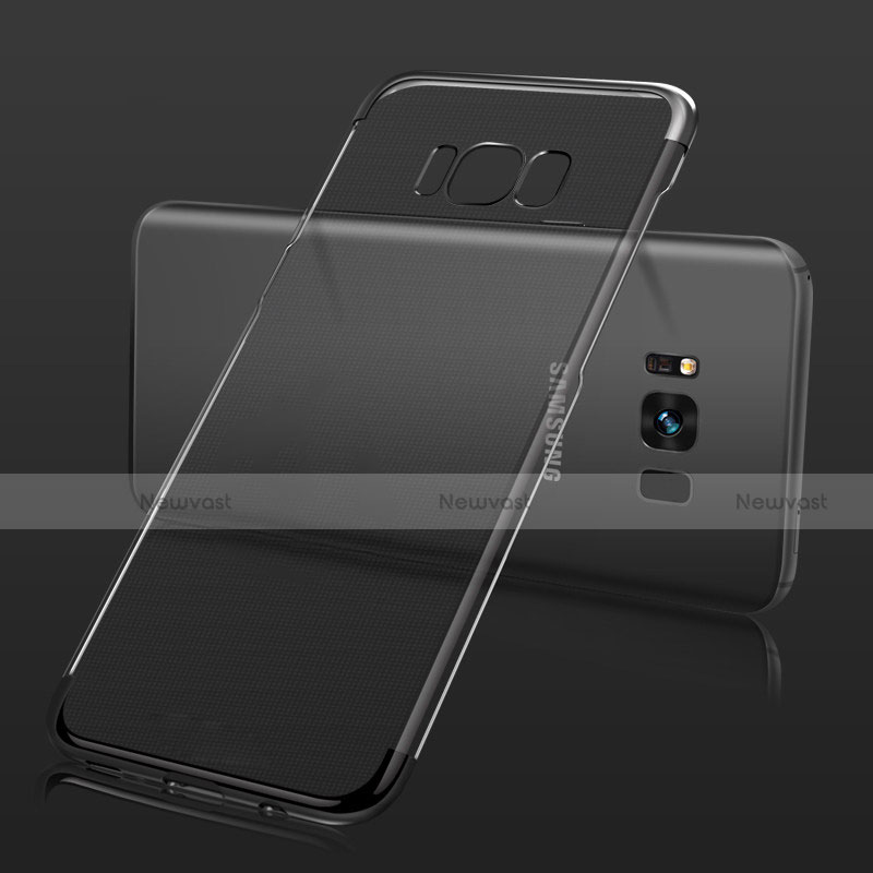 Ultra-thin Transparent TPU Soft Case T18 for Samsung Galaxy S8 Black