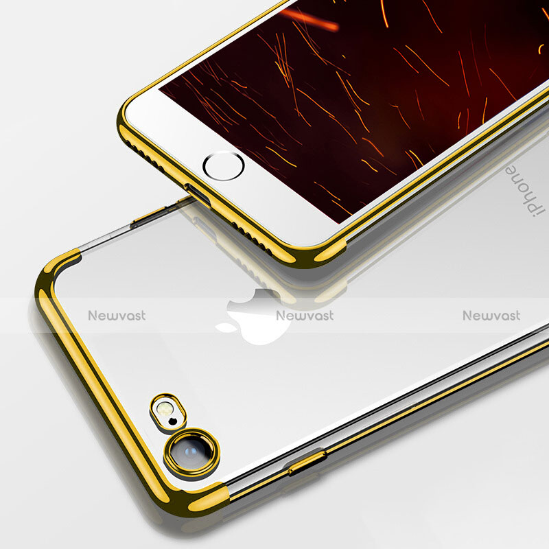 Ultra-thin Transparent TPU Soft Case T19 for Apple iPhone 8 Gold