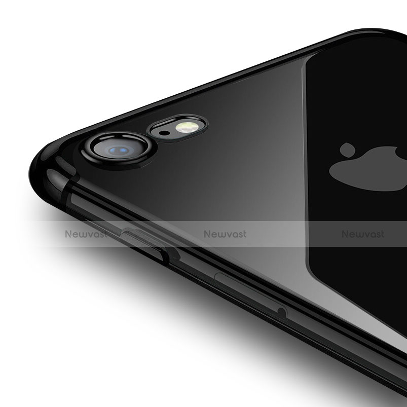 Ultra-thin Transparent TPU Soft Case T19 for Apple iPhone SE (2020) Black