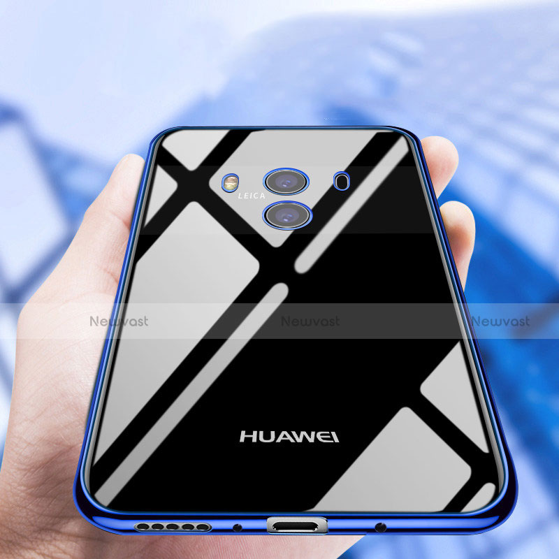 Ultra-thin Transparent TPU Soft Case T19 for Huawei Mate 10 Blue