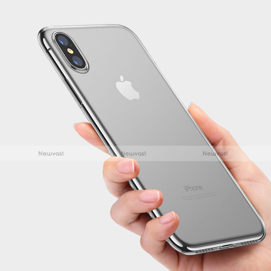 Ultra-thin Transparent TPU Soft Case T20 for Apple iPhone X Clear