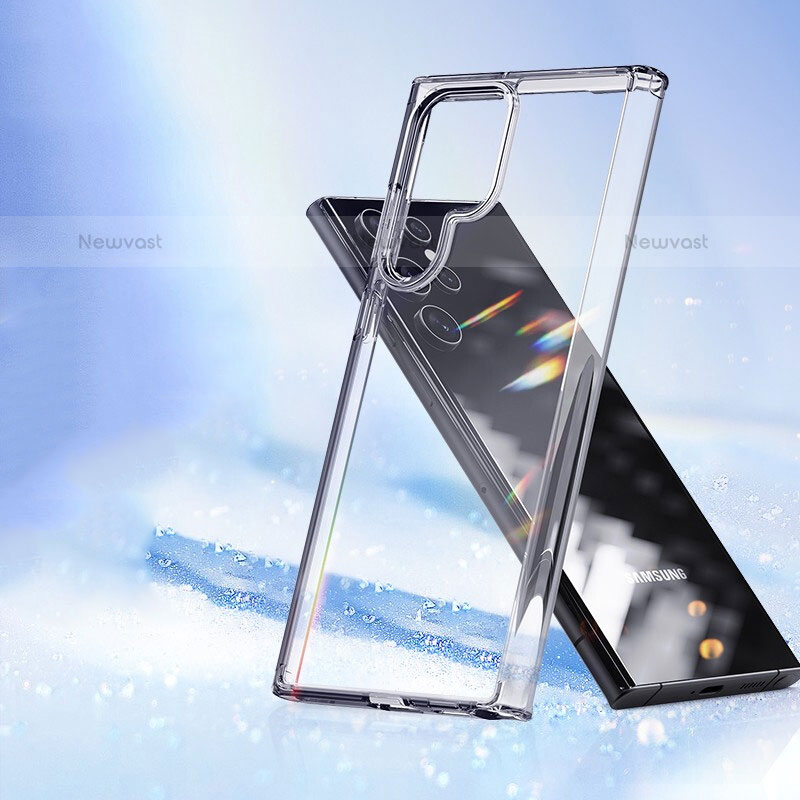 Ultra-thin Transparent TPU Soft Case T20 for Samsung Galaxy S21 Ultra 5G Clear