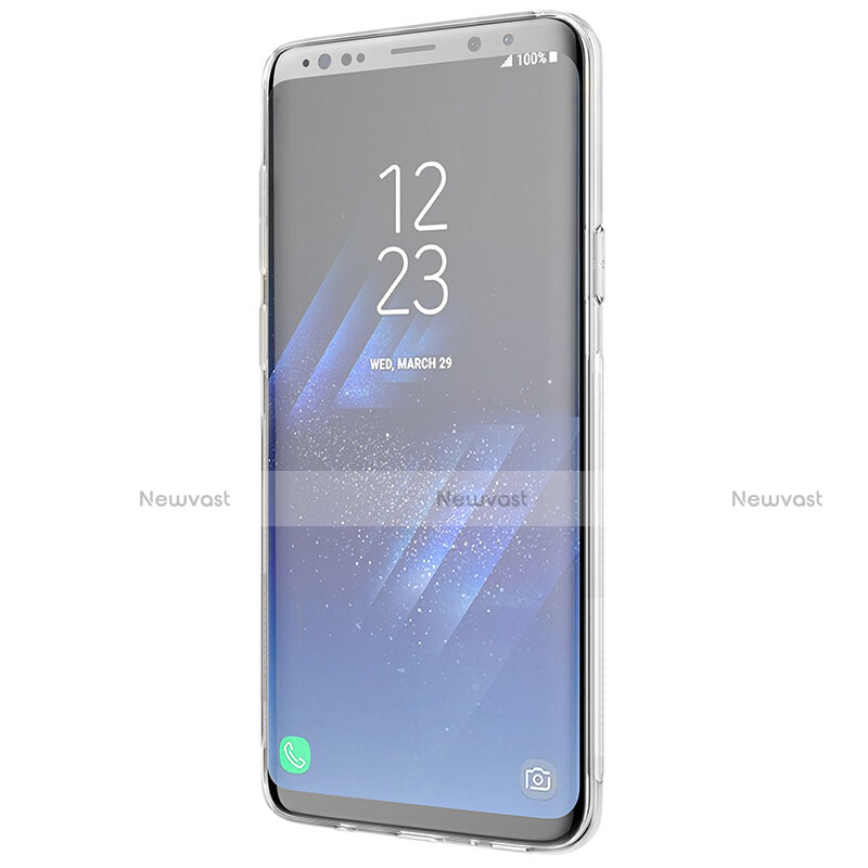 Ultra-thin Transparent TPU Soft Case T20 for Samsung Galaxy S9 Plus White