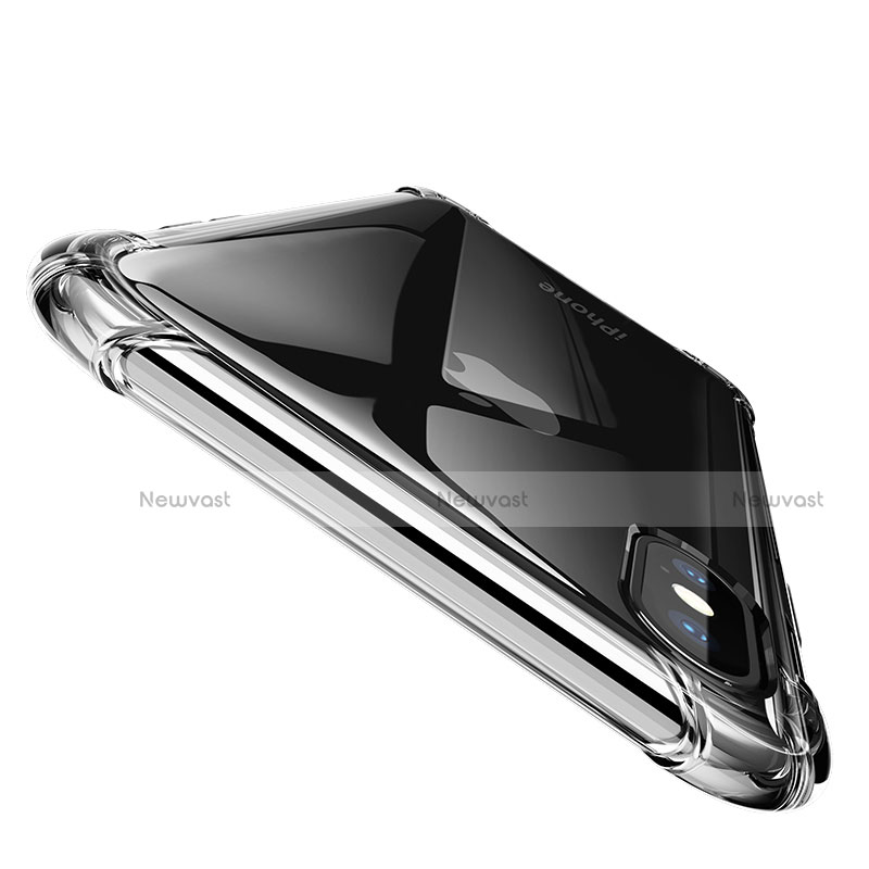 Ultra-thin Transparent TPU Soft Case T21 for Apple iPhone Xs Clear