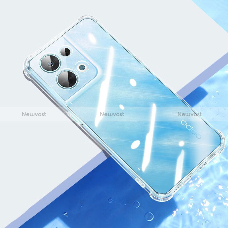 Ultra-thin Transparent TPU Soft Case T21 for Oppo Reno8 5G Clear