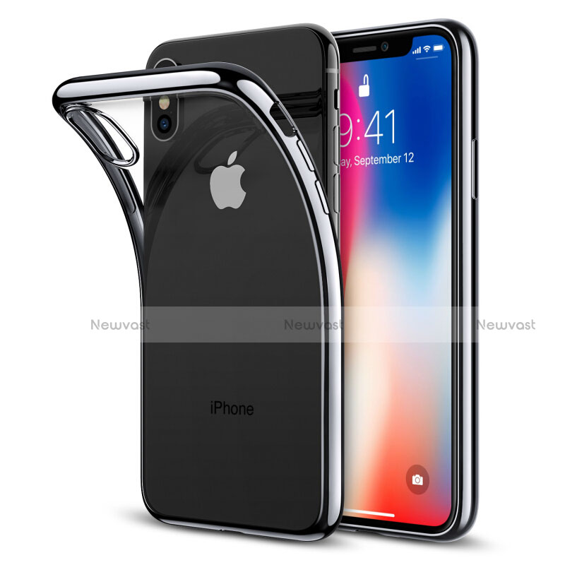 Ultra-thin Transparent TPU Soft Case T26 for Apple iPhone X Clear