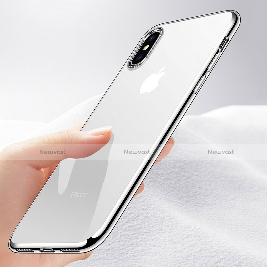 Ultra-thin Transparent TPU Soft Case T27 for Apple iPhone Xs Clear