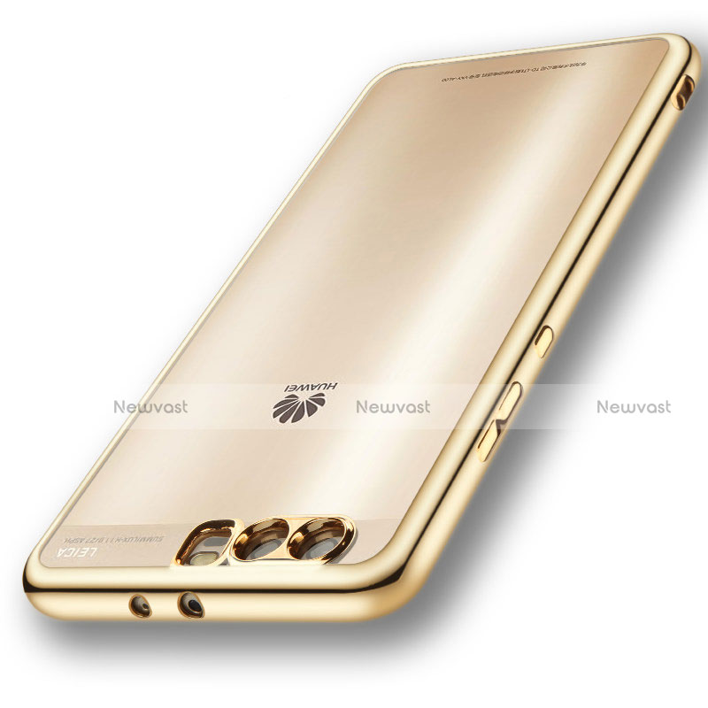 Ultra-thin Transparent TPU Soft Case U02 for Huawei P10 Plus Gold