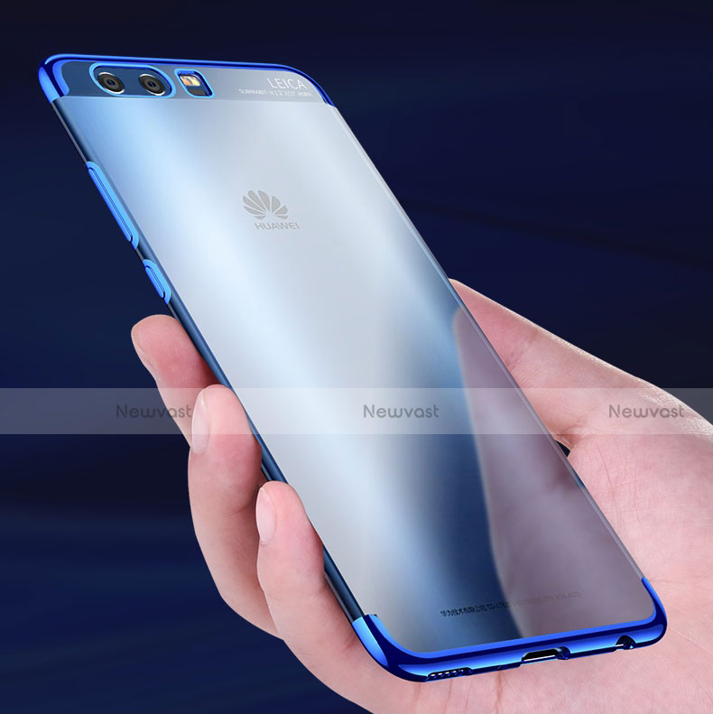 Ultra-thin Transparent TPU Soft Case U03 for Huawei P10 Plus Blue