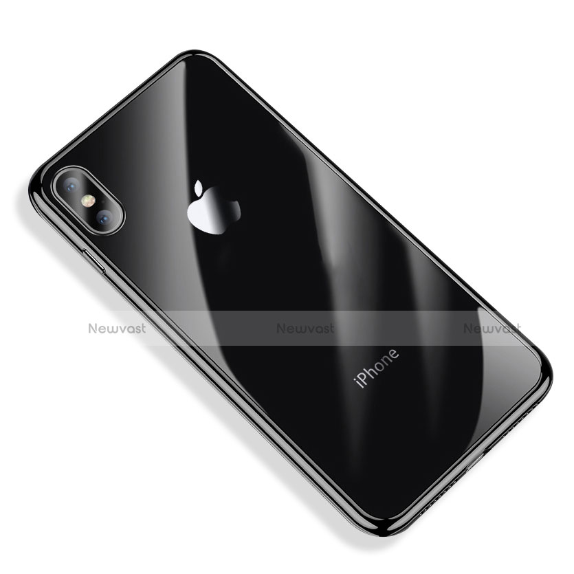 Ultra-thin Transparent TPU Soft Case V03 for Apple iPhone Xs Max Black