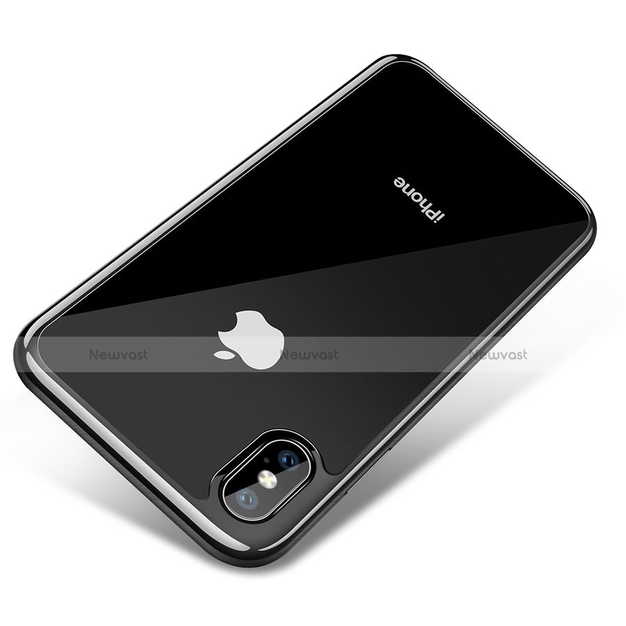 Ultra-thin Transparent TPU Soft Case V04 for Apple iPhone Xs Max Black