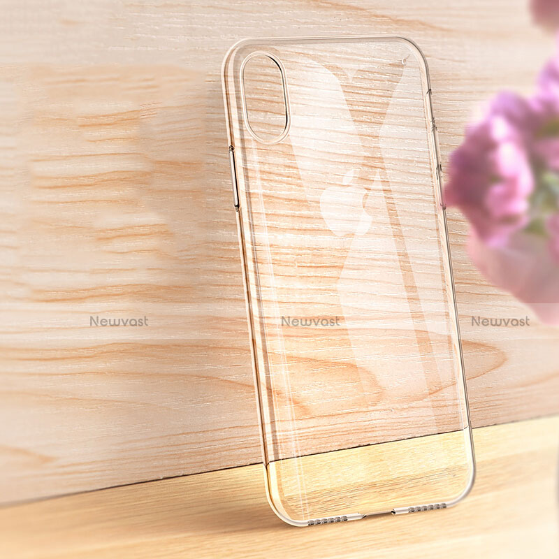 Ultra-thin Transparent TPU Soft Case V05 for Apple iPhone Xs Max Clear