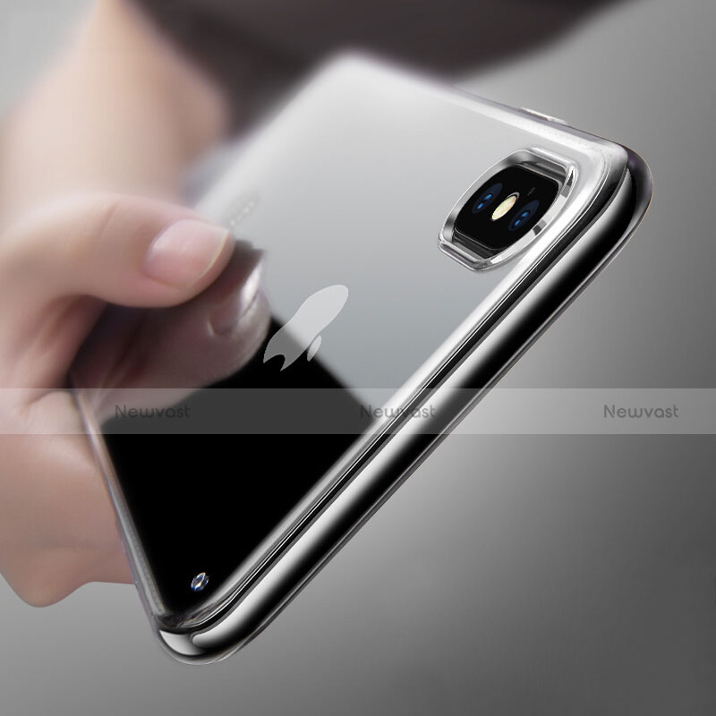 Ultra-thin Transparent TPU Soft Case V06 for Apple iPhone X Clear