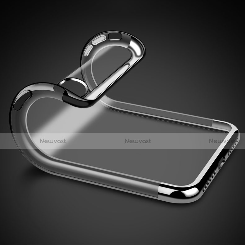 Ultra-thin Transparent TPU Soft Case V12 for Apple iPhone X Black