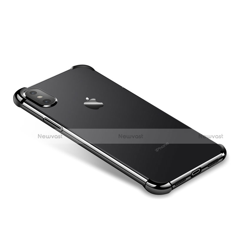 Ultra-thin Transparent TPU Soft Case V14 for Apple iPhone Xs Max Black