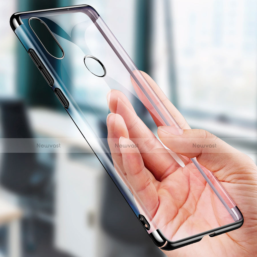 Ultra-thin Transparent TPU Soft Case with Finger Ring Stand for Xiaomi Mi Mix 2S Clear