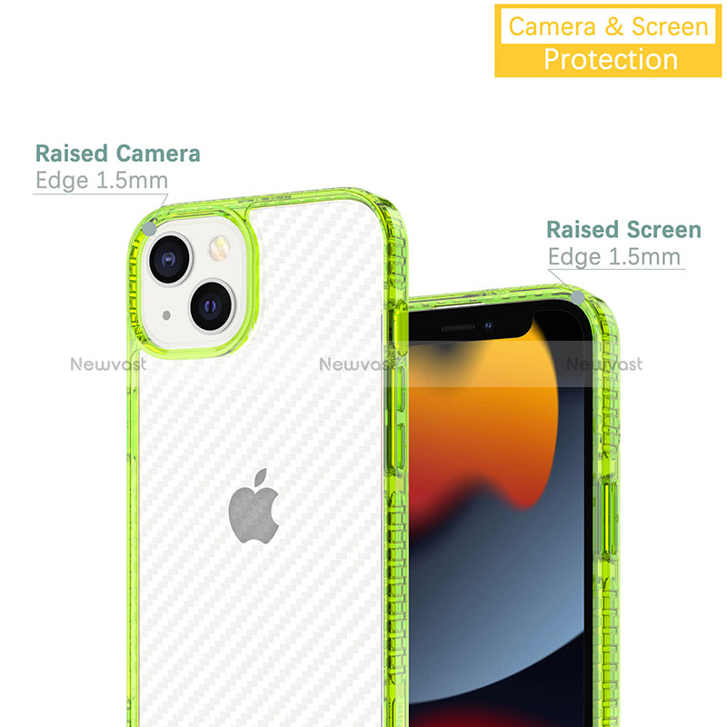 Ultra-thin Transparent TPU Soft Case YJ1 for Apple iPhone 13