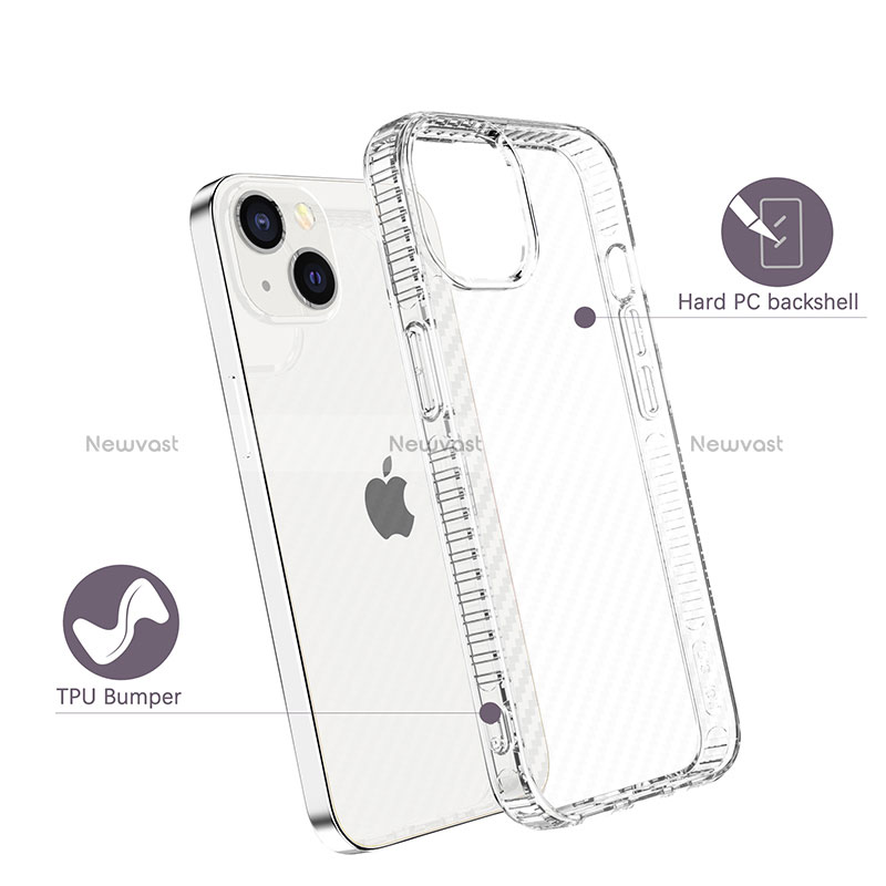 Ultra-thin Transparent TPU Soft Case YJ1 for Apple iPhone 13