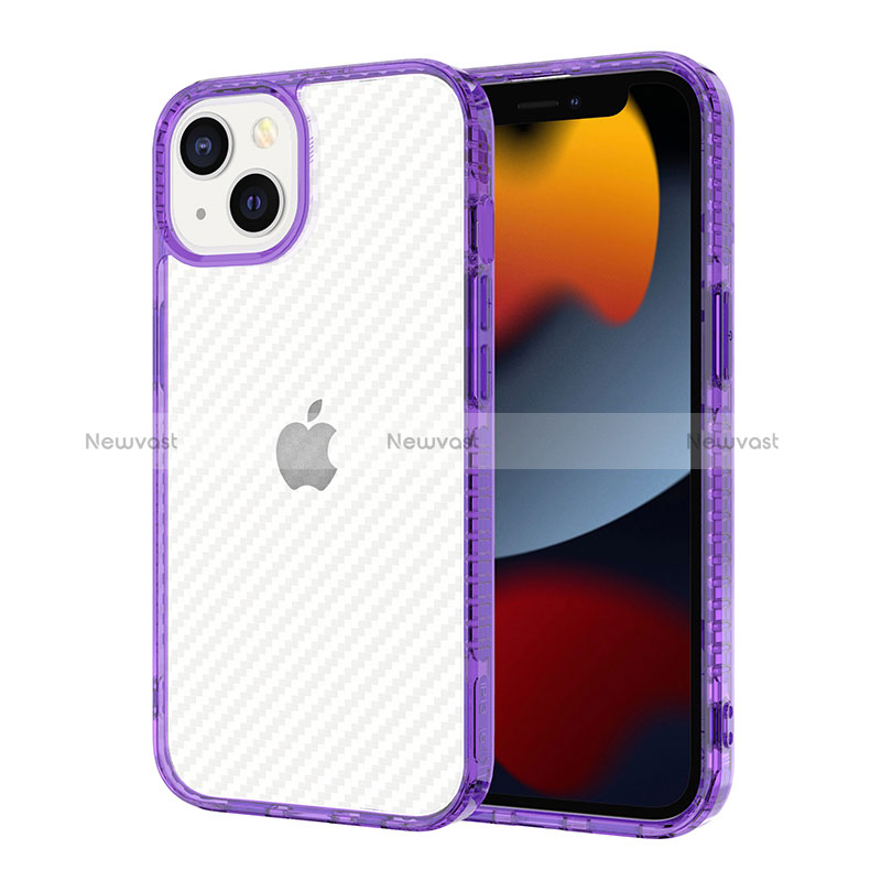 Ultra-thin Transparent TPU Soft Case YJ1 for Apple iPhone 13