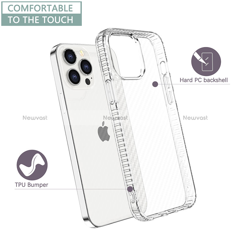 Ultra-thin Transparent TPU Soft Case YJ1 for Apple iPhone 13 Pro