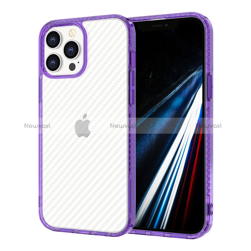 Ultra-thin Transparent TPU Soft Case YJ1 for Apple iPhone 13 Pro
