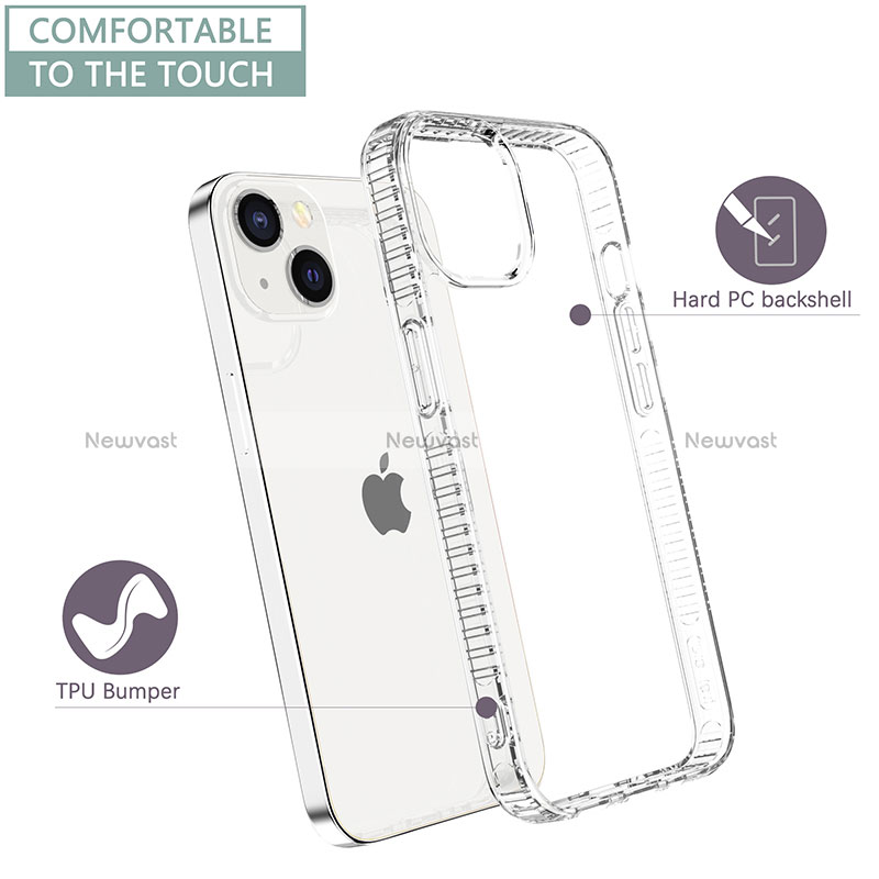 Ultra-thin Transparent TPU Soft Case YJ2 for Apple iPhone 13