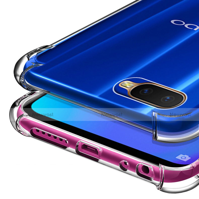 Ultra-thin Transparent TPU Soft Case Z02 for Oppo K1 Clear