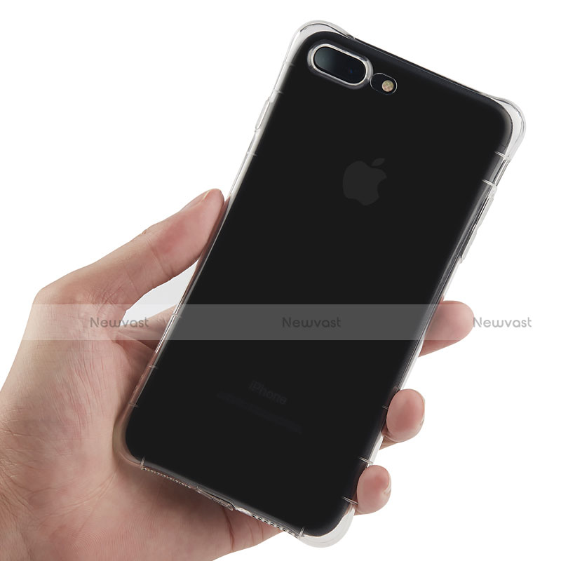 Ultra-thin Transparent TPU Soft Case Z06 for Apple iPhone 8 Plus Clear