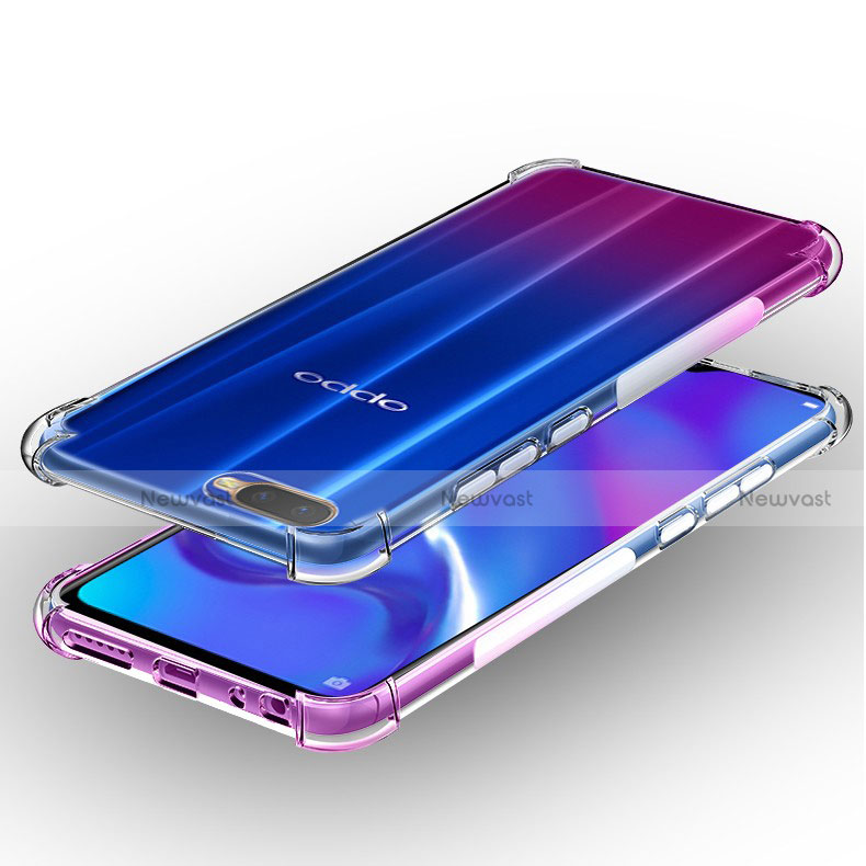 Ultra-thin Transparent TPU Soft Case Z06 for Oppo K1 Clear