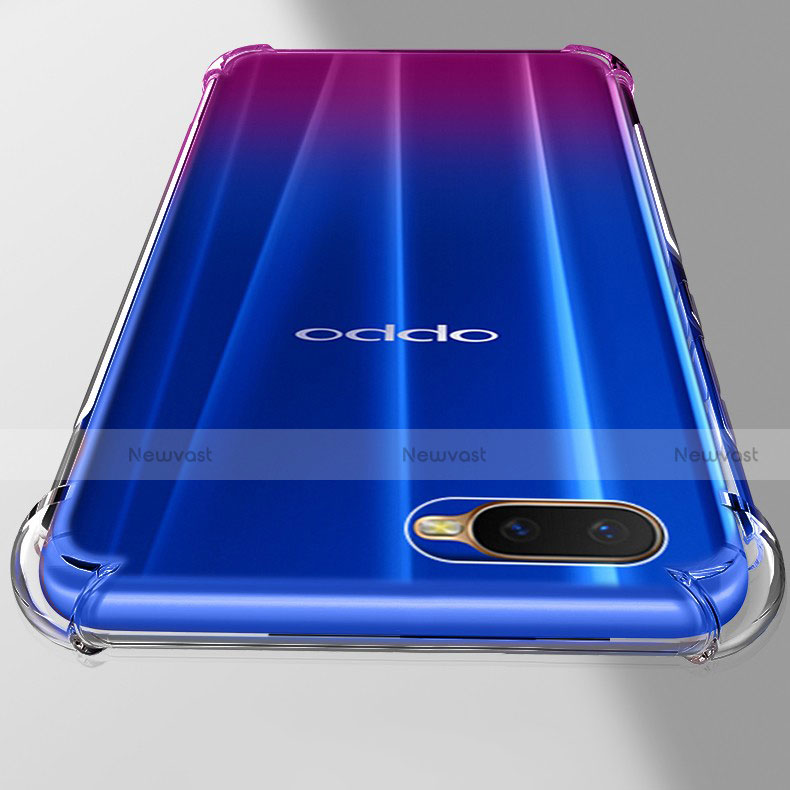 Ultra-thin Transparent TPU Soft Case Z06 for Oppo K1 Clear