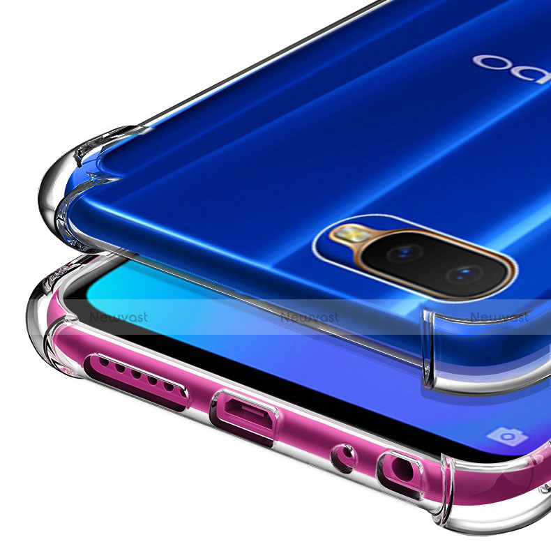 Ultra-thin Transparent TPU Soft Case Z06 for Oppo K1 Clear