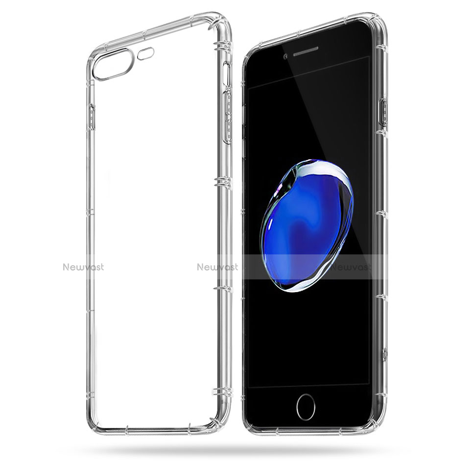 Ultra-thin Transparent TPU Soft Case Z07 for Apple iPhone 8 Plus Clear