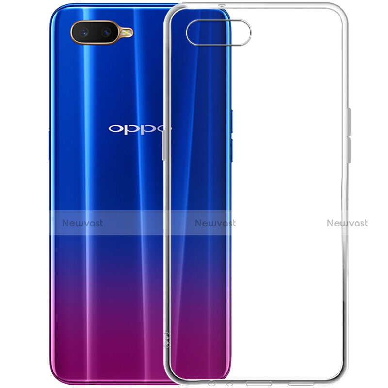 Ultra-thin Transparent TPU Soft Case Z07 for Oppo K1 Clear