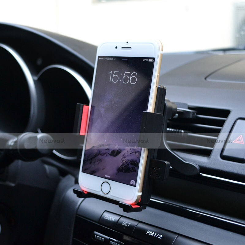 Universal Car Air Vent Mount Cell Phone Holder Cradle M15 Red