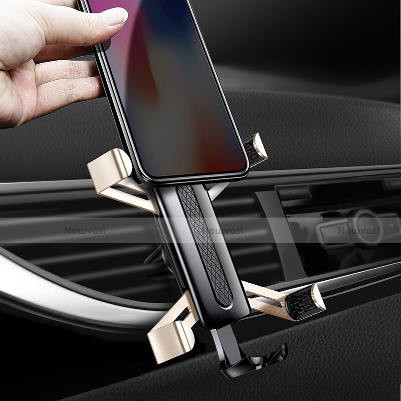 Universal Car Air Vent Mount Cell Phone Holder Stand A01 Gold