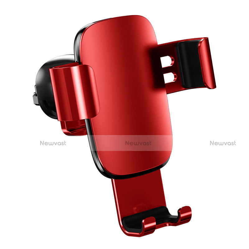 Universal Car Air Vent Mount Cell Phone Holder Stand A04 Red