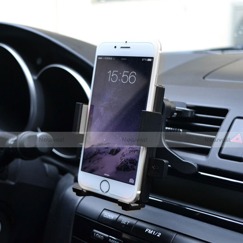 Universal Car Air Vent Mount Cell Phone Holder Stand M15 Black