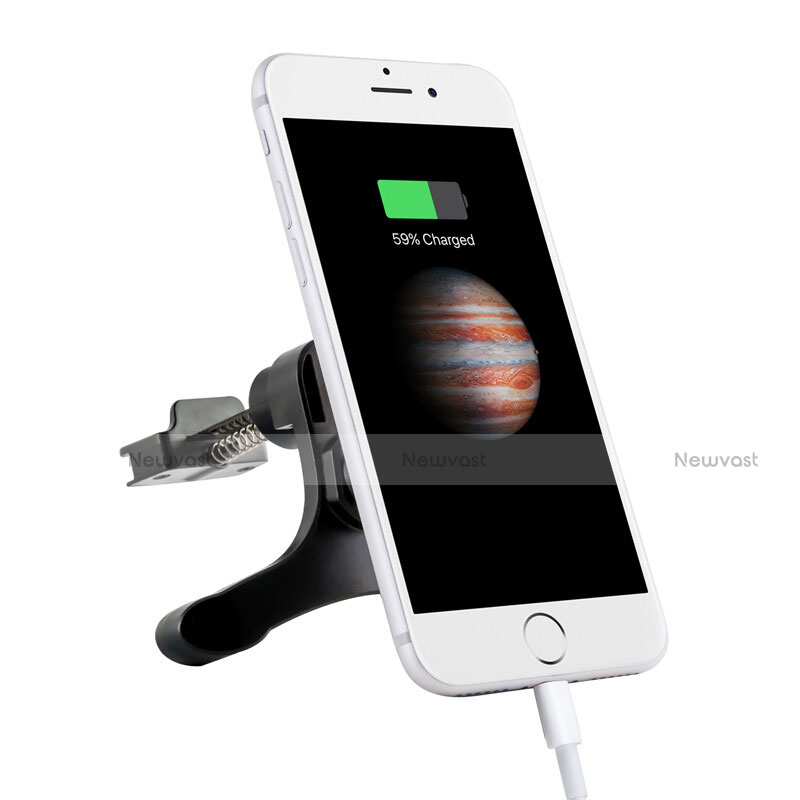 Universal Car Air Vent Mount Cell Phone Holder Stand M25 Black