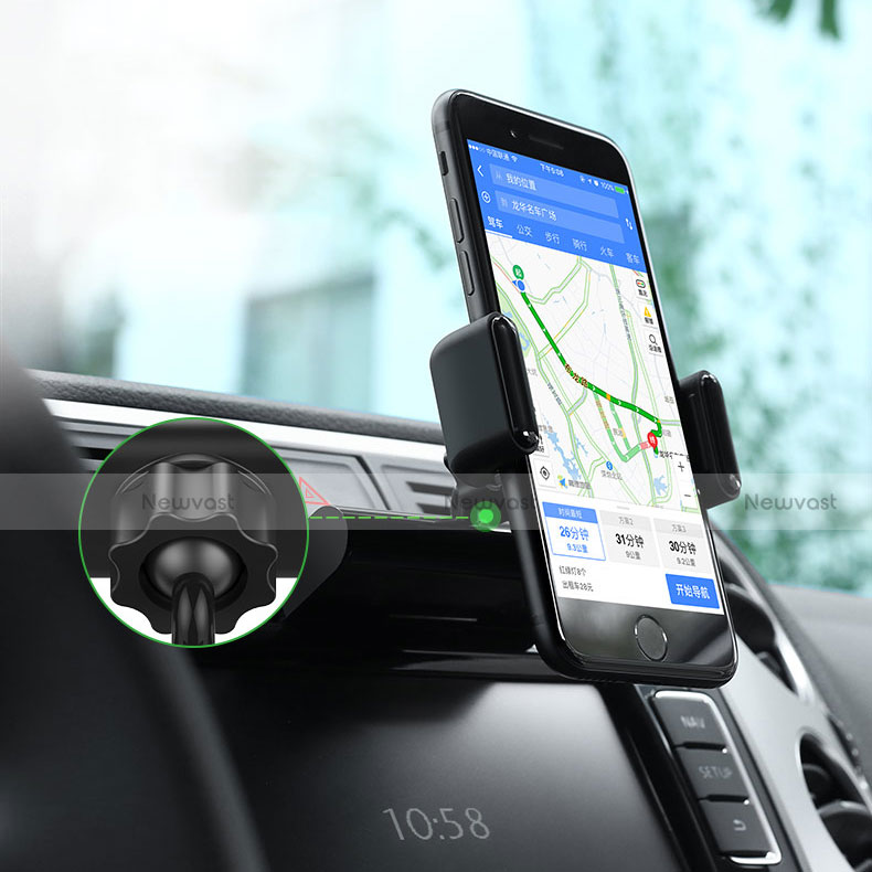Universal Car CD Slot Mount Cell Phone Holder Stand Z01 Black