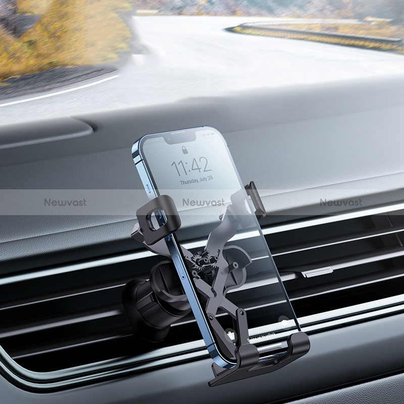 Universal Car Dashboard Mount Clip Cell Phone Holder Cradle BS5 Black